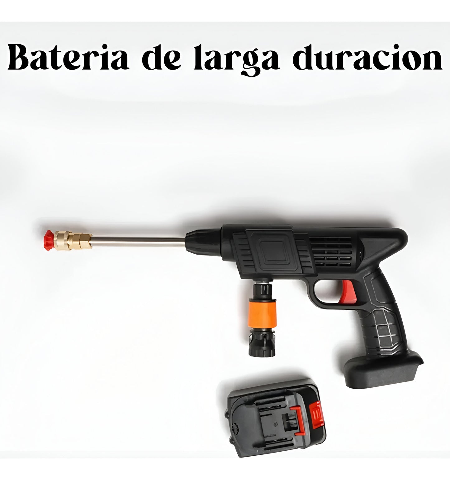 Hidrolavadora con dos baterías