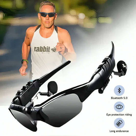LENTES DE SOL CON AUDIFONOS BLUETOOTH 5.0 INALAMBRICO - PREMIUM "😎 Escucha música sin usar audífonos"