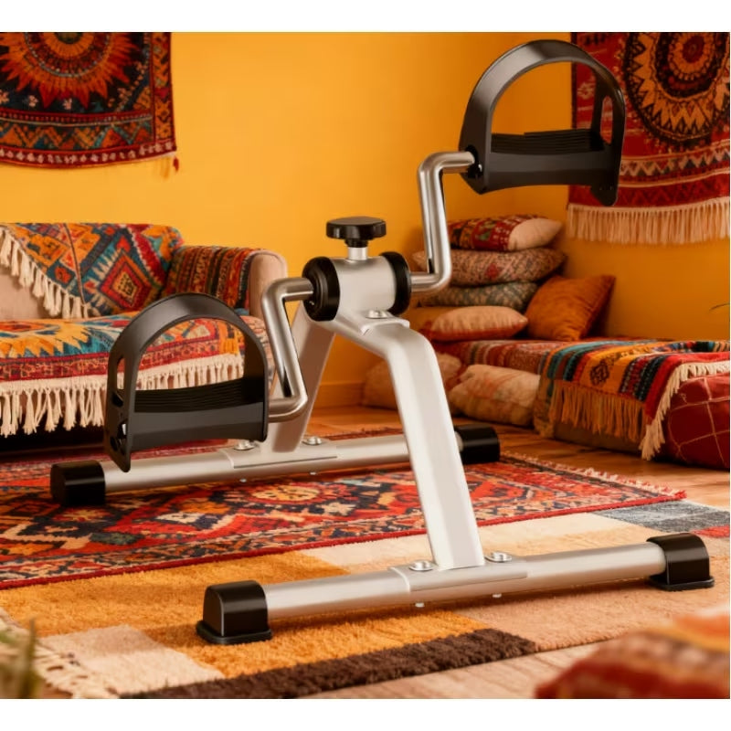 MoveFit® Mini Bicicleta Estática Pedales Portátil | Ejercitador de Manos y Pies