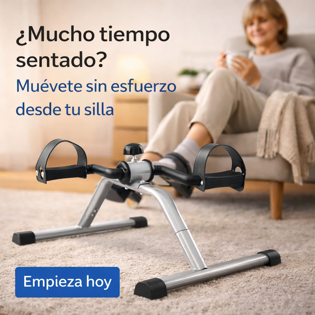MoveFit® Mini Bicicleta Estática Pedales Portátil | Ejercitador de Manos y Pies