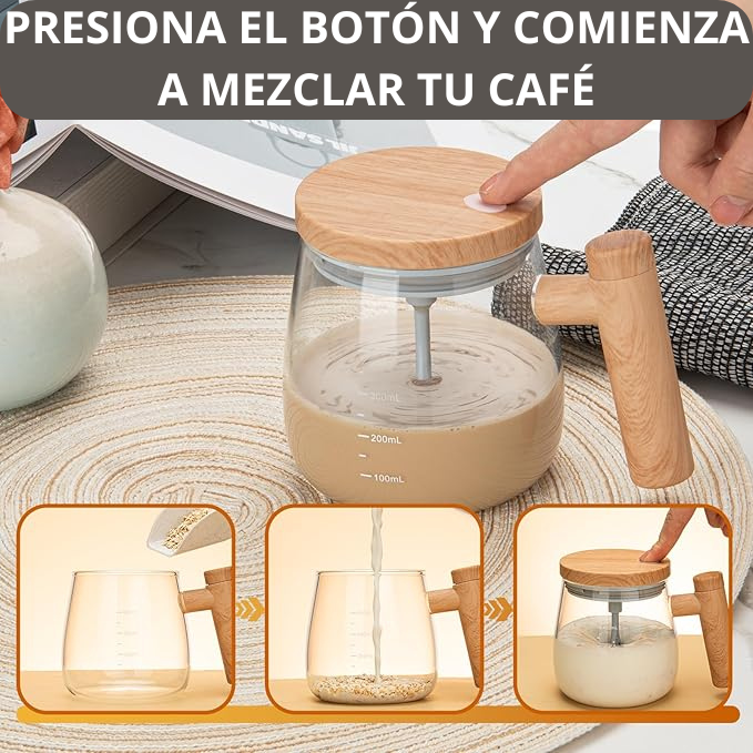 Taza Mug Con Mezclador Automatico