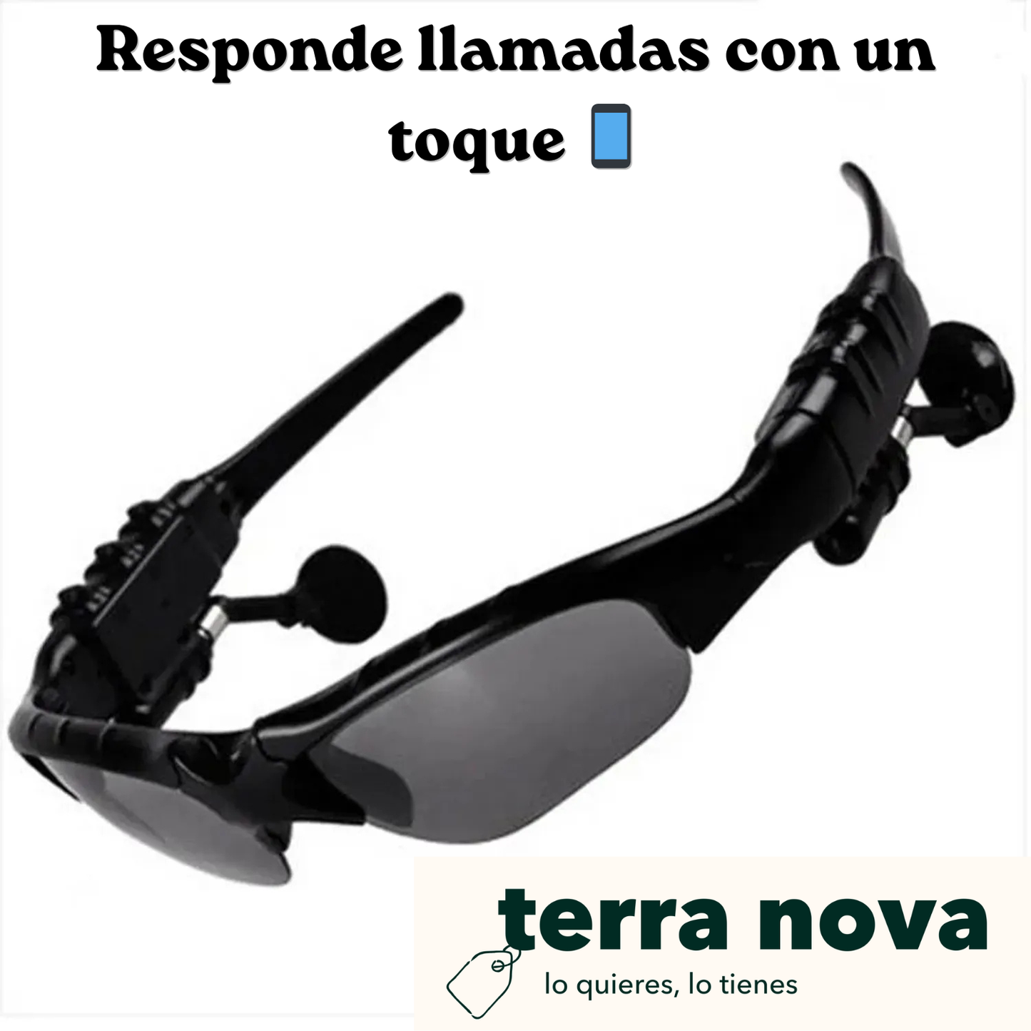 LENTES DE SOL CON AUDIFONOS BLUETOOTH 5.0 INALAMBRICO - PREMIUM "😎 Escucha música sin usar audífonos"