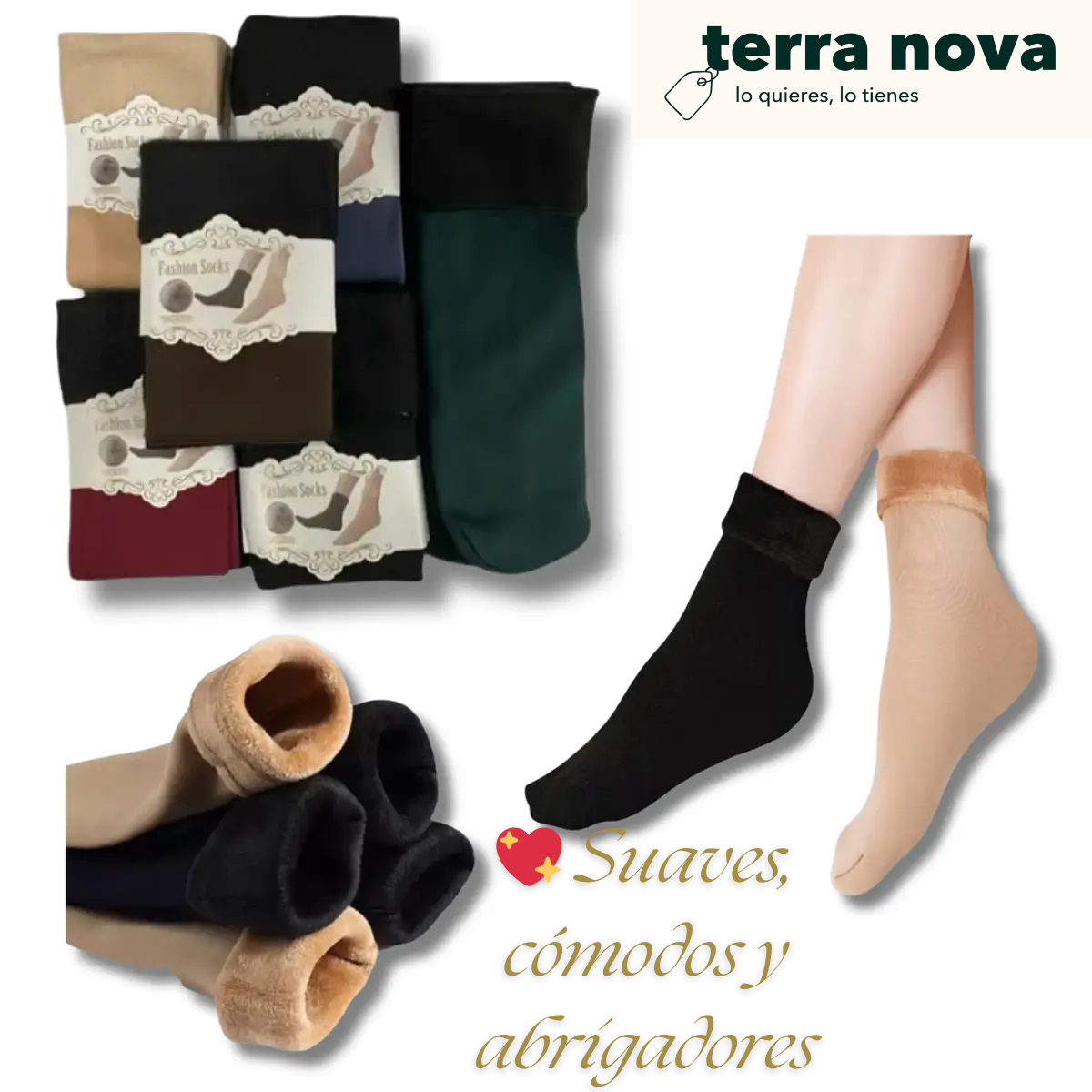 Pack 12 Calcetines Termico Suaves