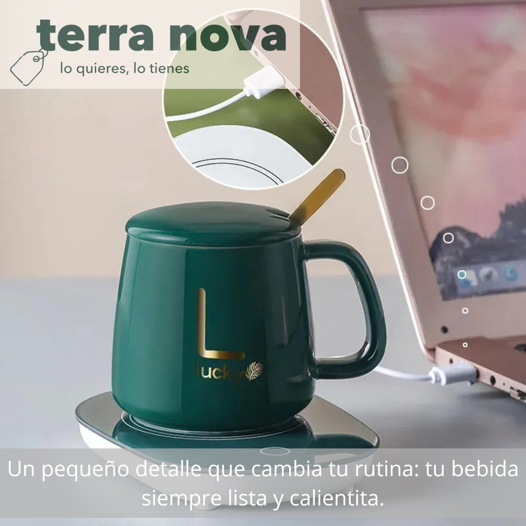 Taza Con Calentador Electrico